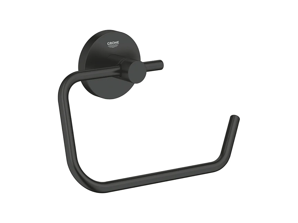 Dérouleur de papier mural WC GROHE Start noir mat