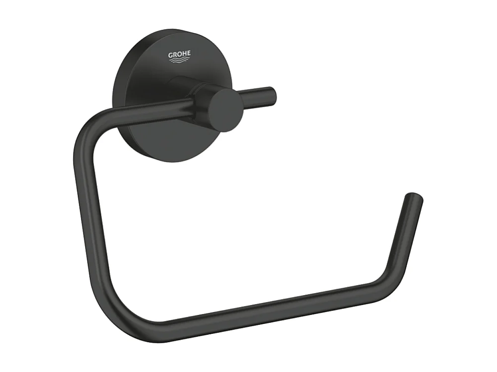 Dérouleur de papier mural WC GROHE Start noir mat