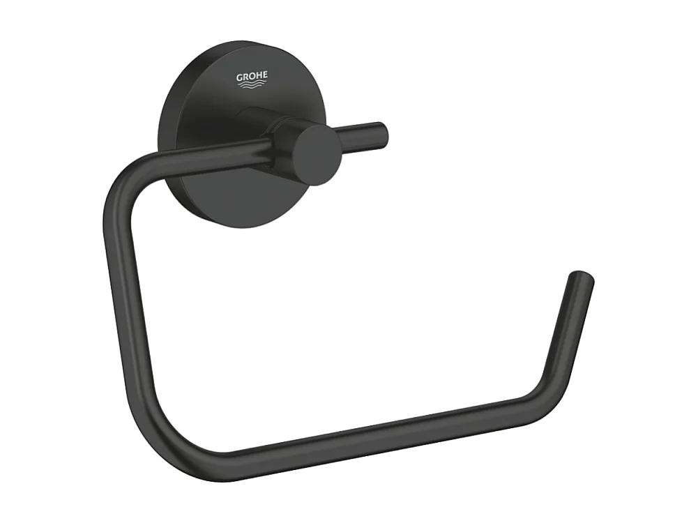 Dispensador de papel higiénico de pared GROHE Start negro mate