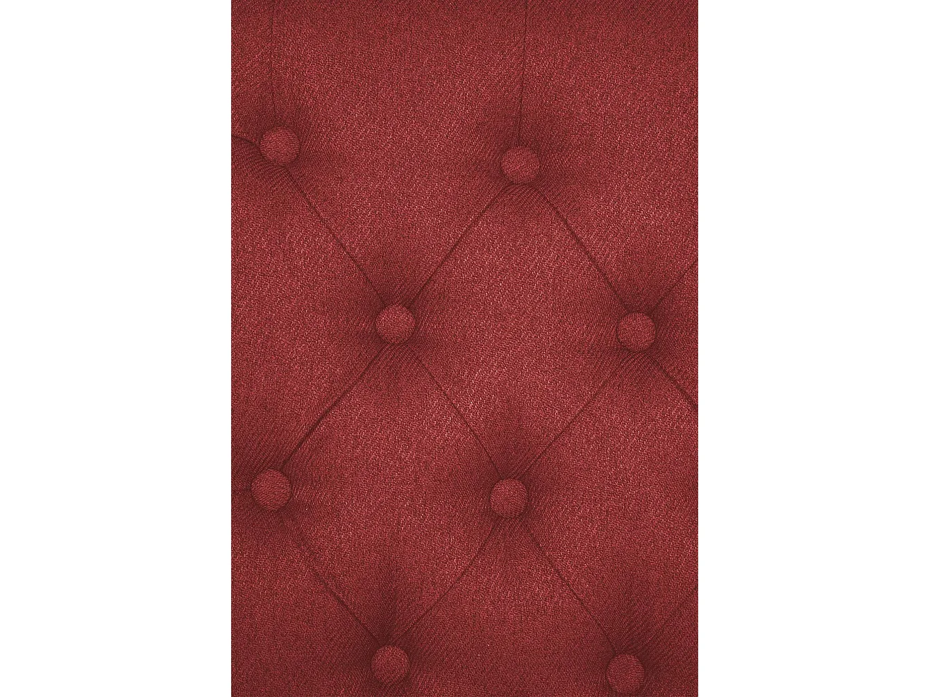 Lot de 2  chaise salle à manger - Tissu - Rouge - Lisburn