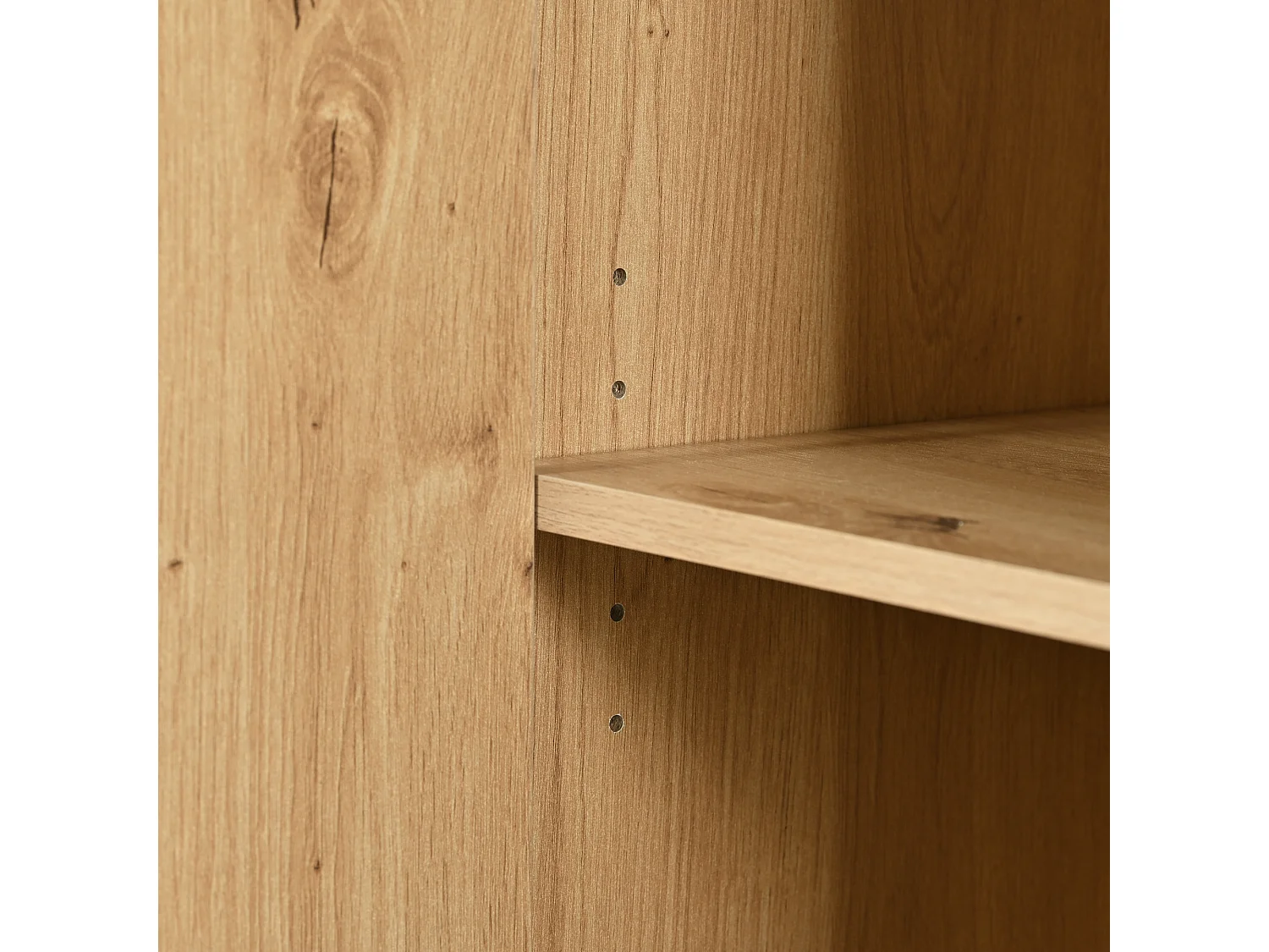 Buffet en bois de salon avec 3 tiroirs et 2 portes - 160x40x85 cm