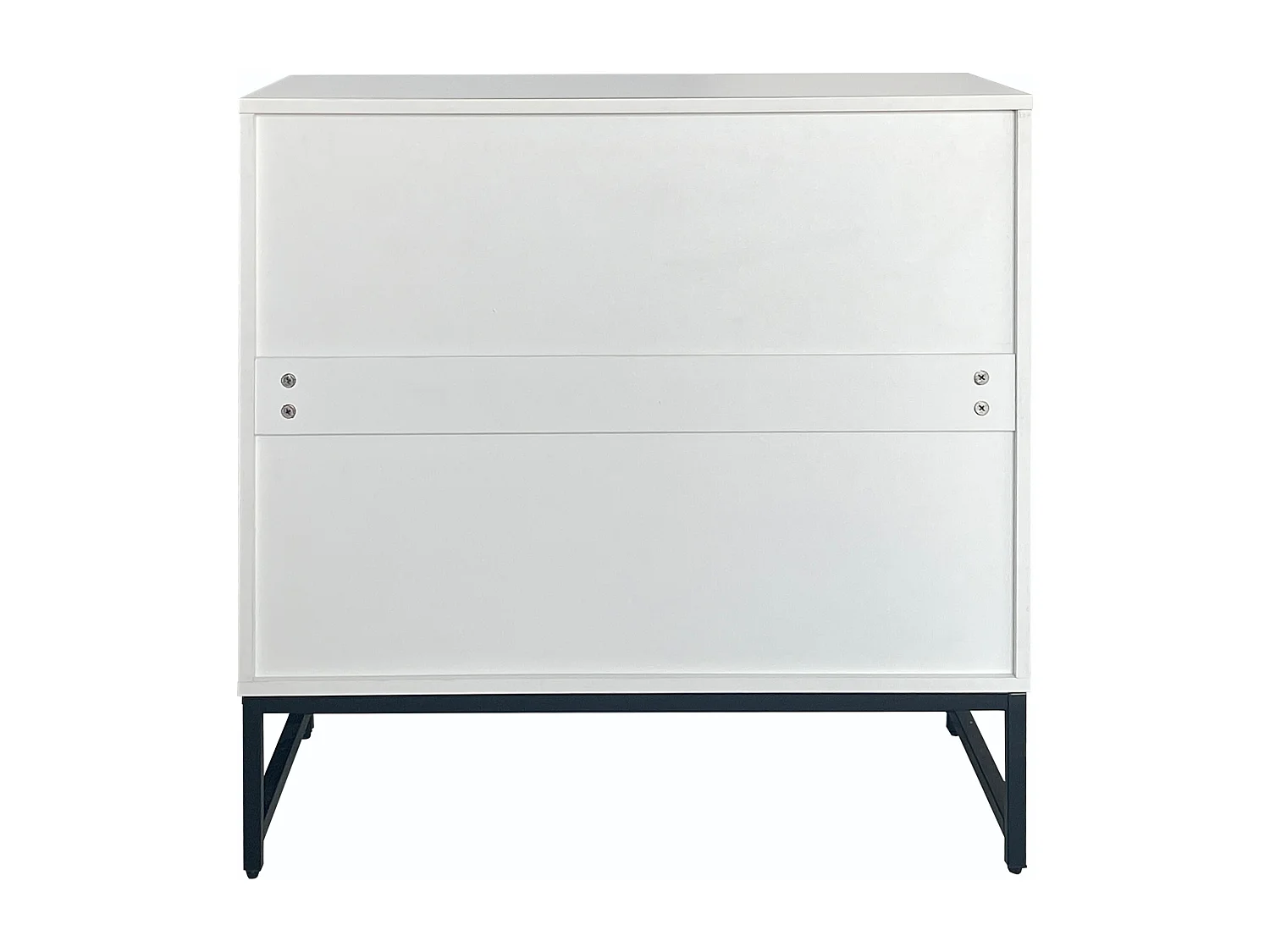 Buffet commode moderne avec 2 portes en formage sous vide -  L80/P40/H80 cm