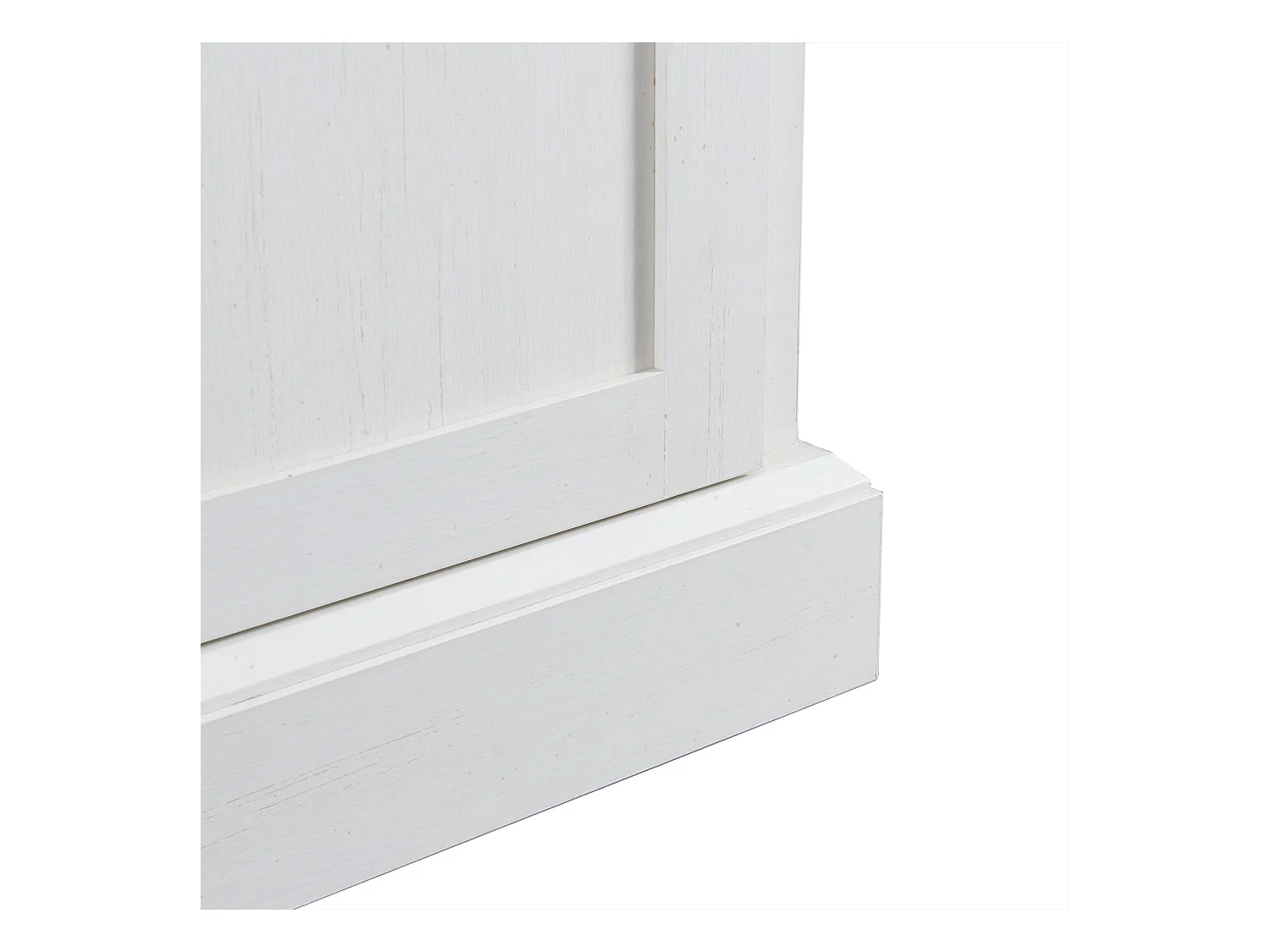 Aparador blanco moderno con 4 puertas y 2 cajones, estantes regulables, 150 x 40 x 86 cm - para salón o cocina