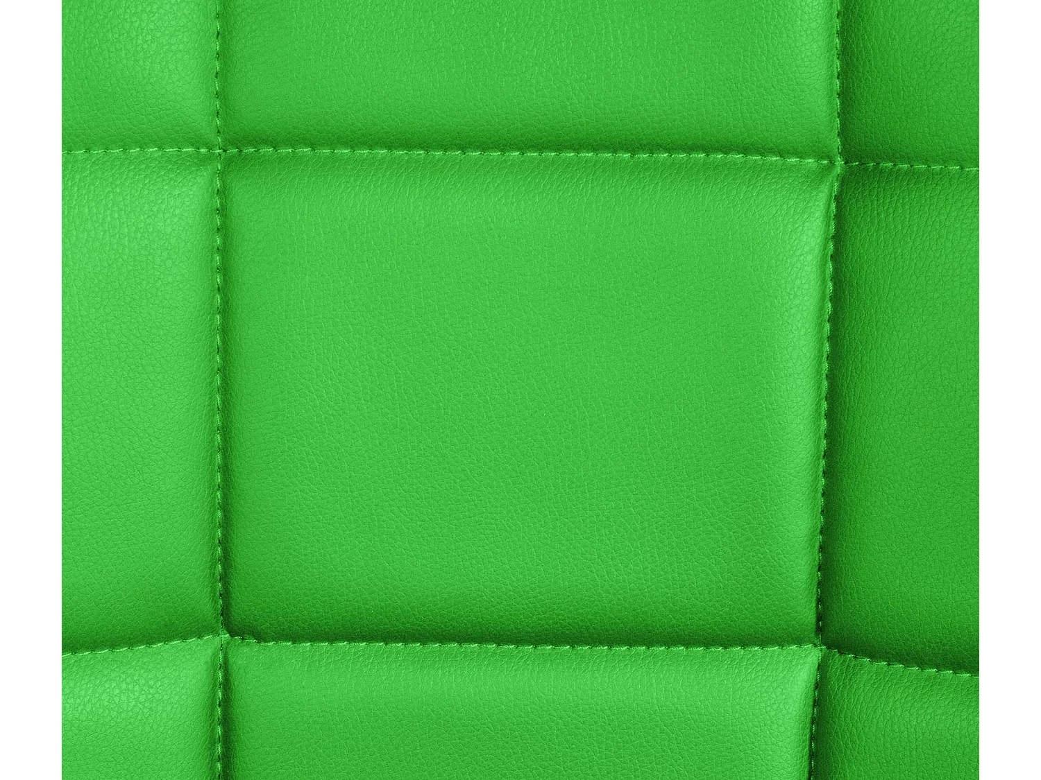 chaise salle à manger - Similicuir & Métal noir mat - Vert - Tom