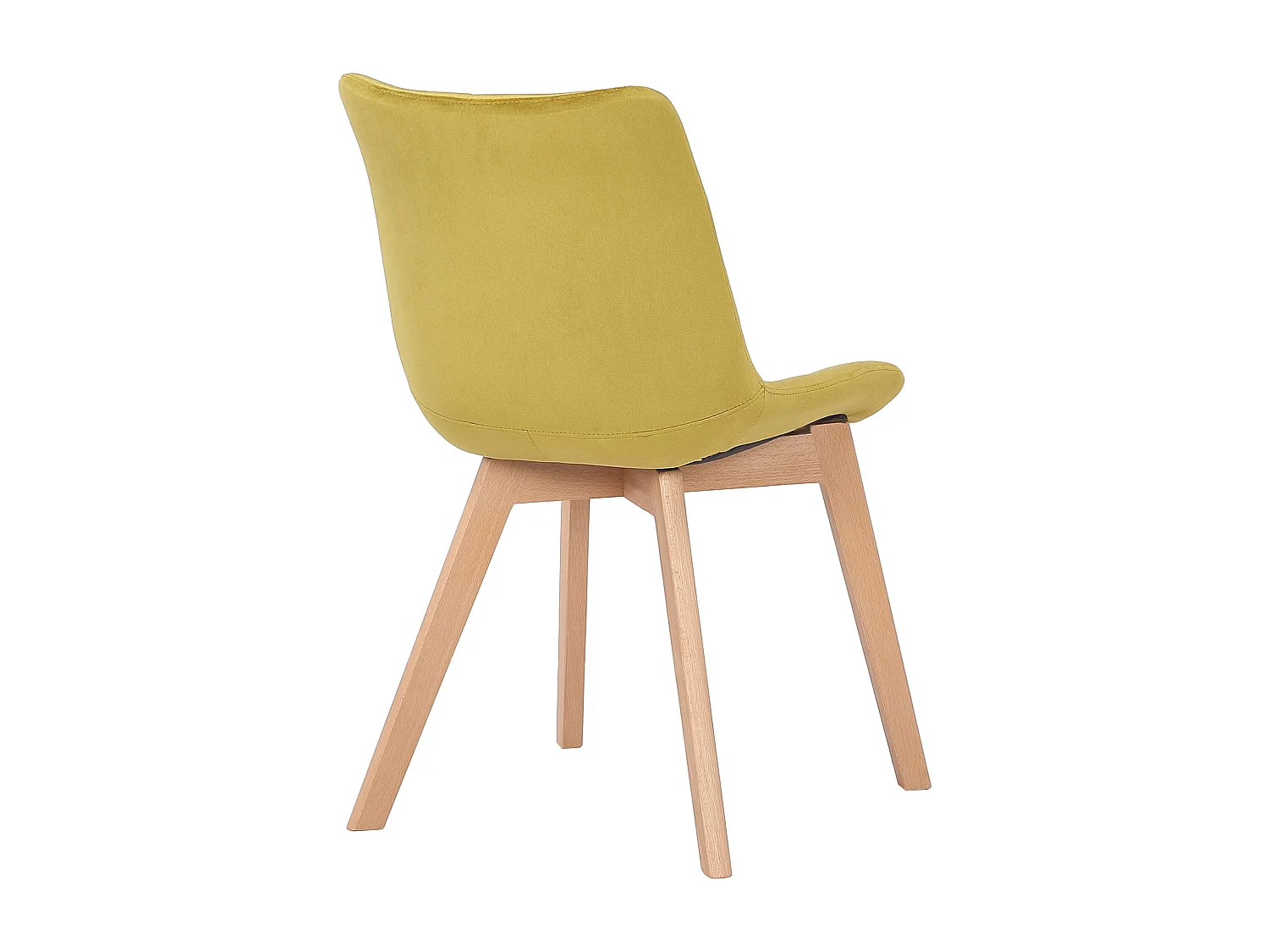 chaise salle à manger - Velours & Nature - Jaune - Passaic