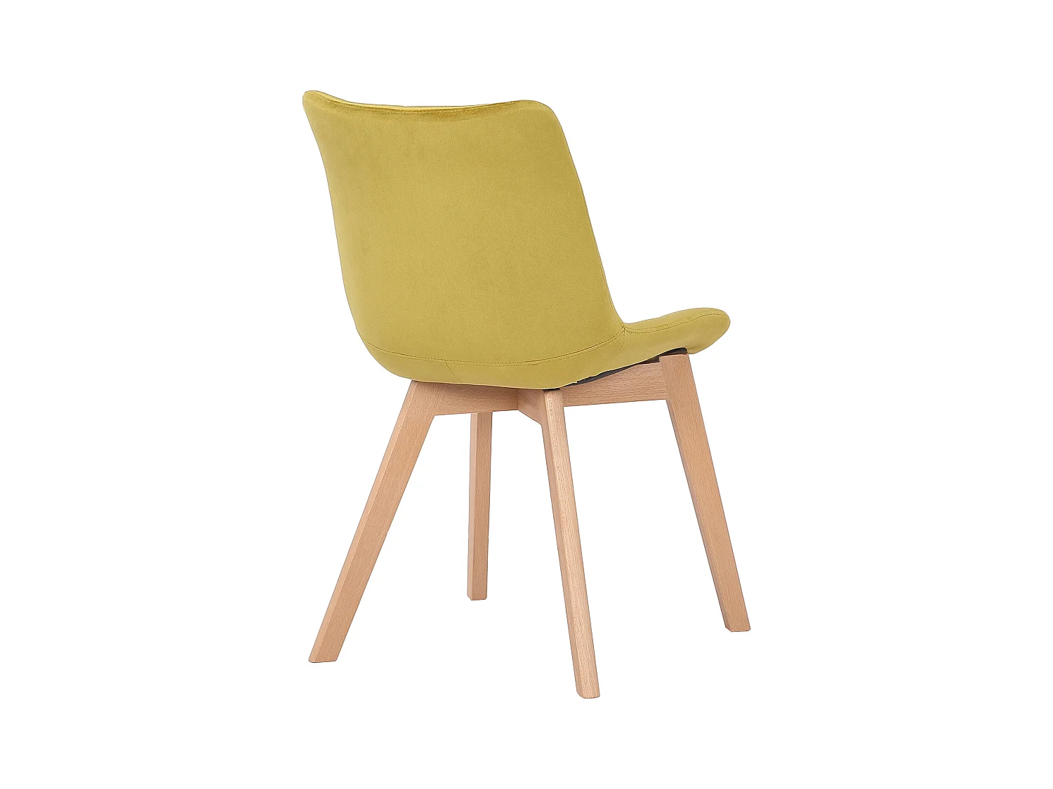 chaise salle à manger - Velours & Nature - Jaune - Passaic