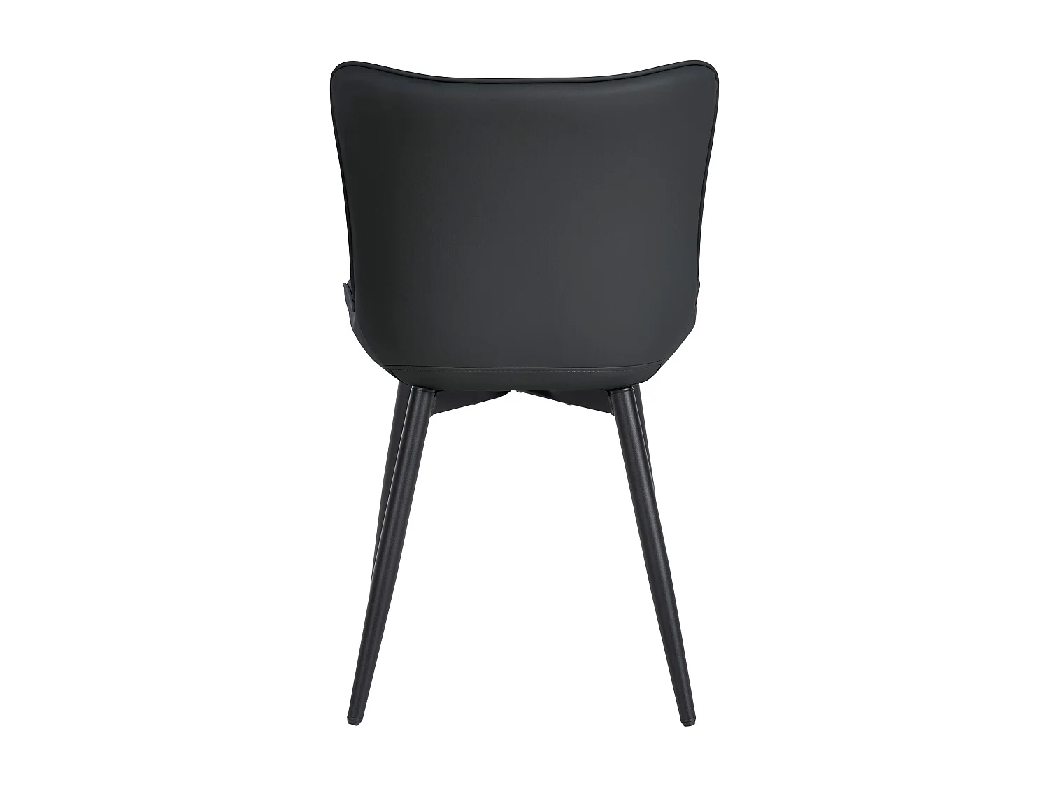 chaise salle à manger - Similicuir - Noir - Largo