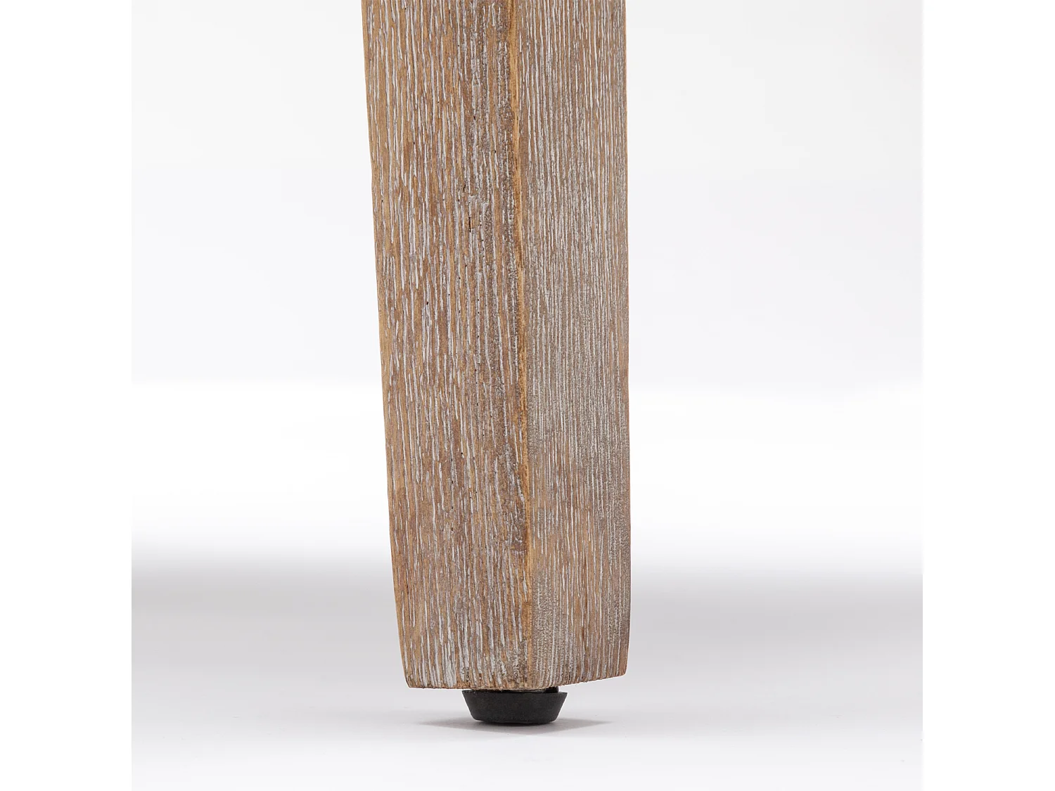 Lot de 6 chaises de salle à manger avec dossier rembourré et garniture cloutée, pieds en bois - velours gris