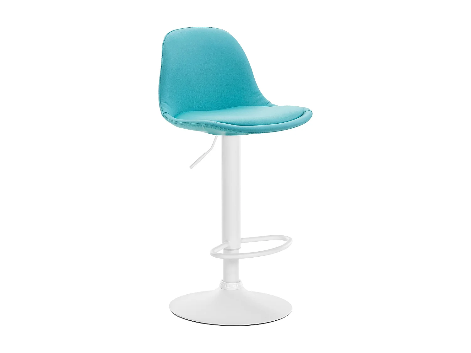 Tabouret de bar - Similicuir & Métal - Bleu - Kiel