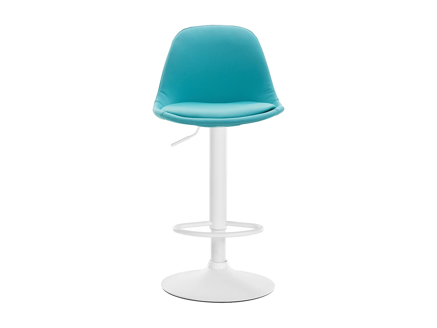 Tabouret de bar - Similicuir & Métal - Bleu - Kiel