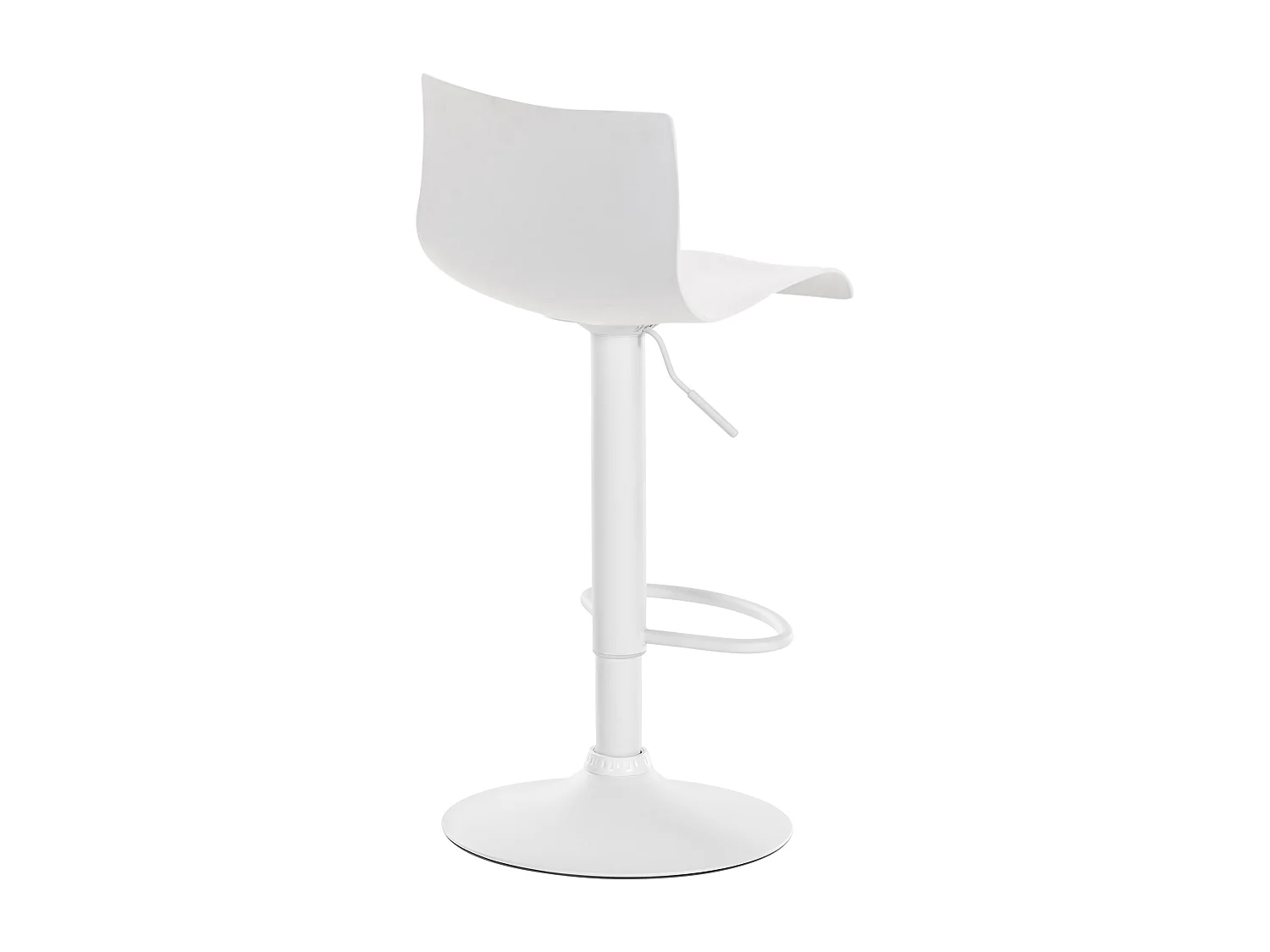 Tabouret de bar - Plastique - Blanc - Hoover