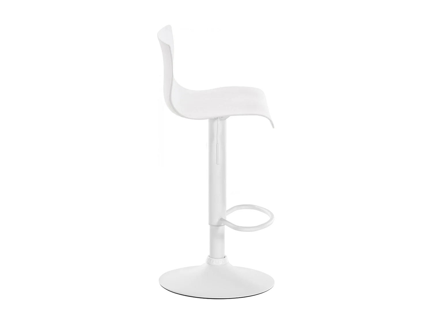 Tabouret de bar - Plastique - Blanc - Hoover