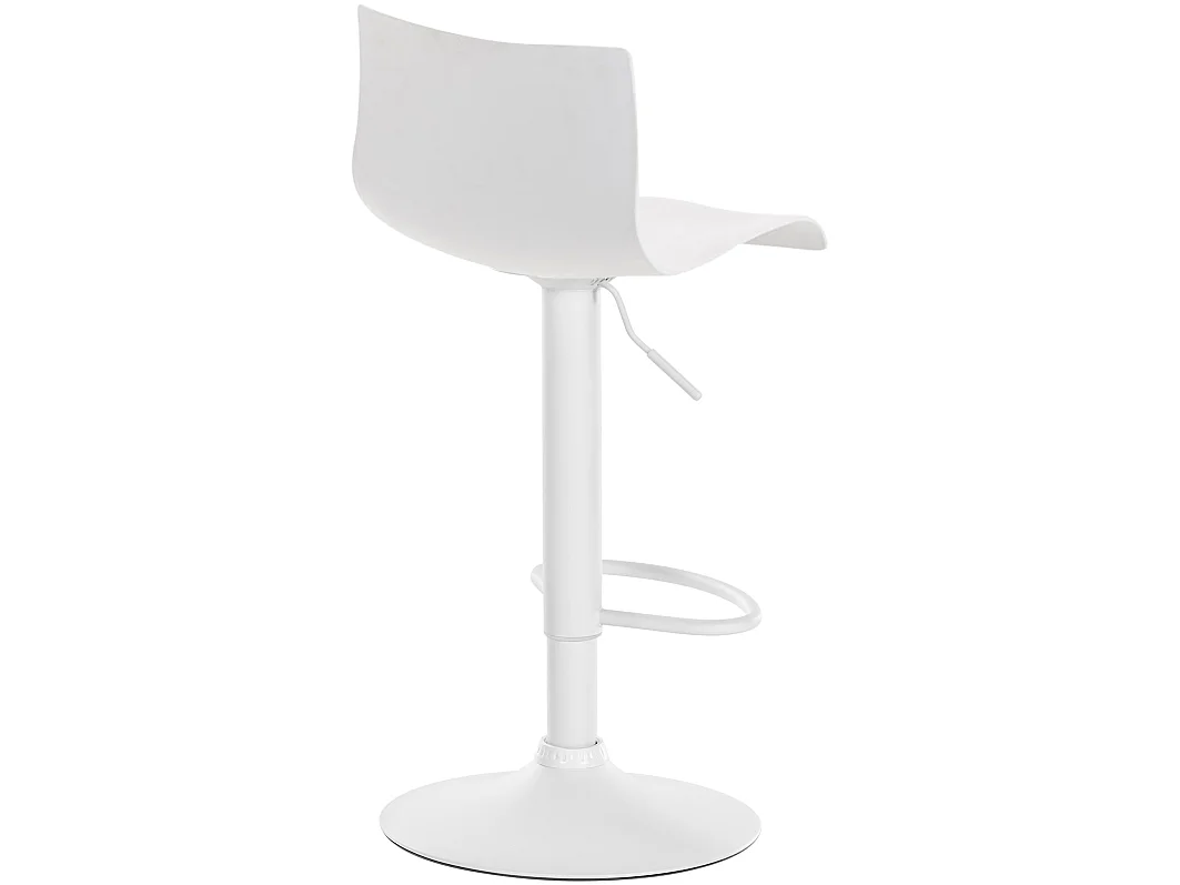 Tabouret de bar - Plastique - Blanc - Hoover
