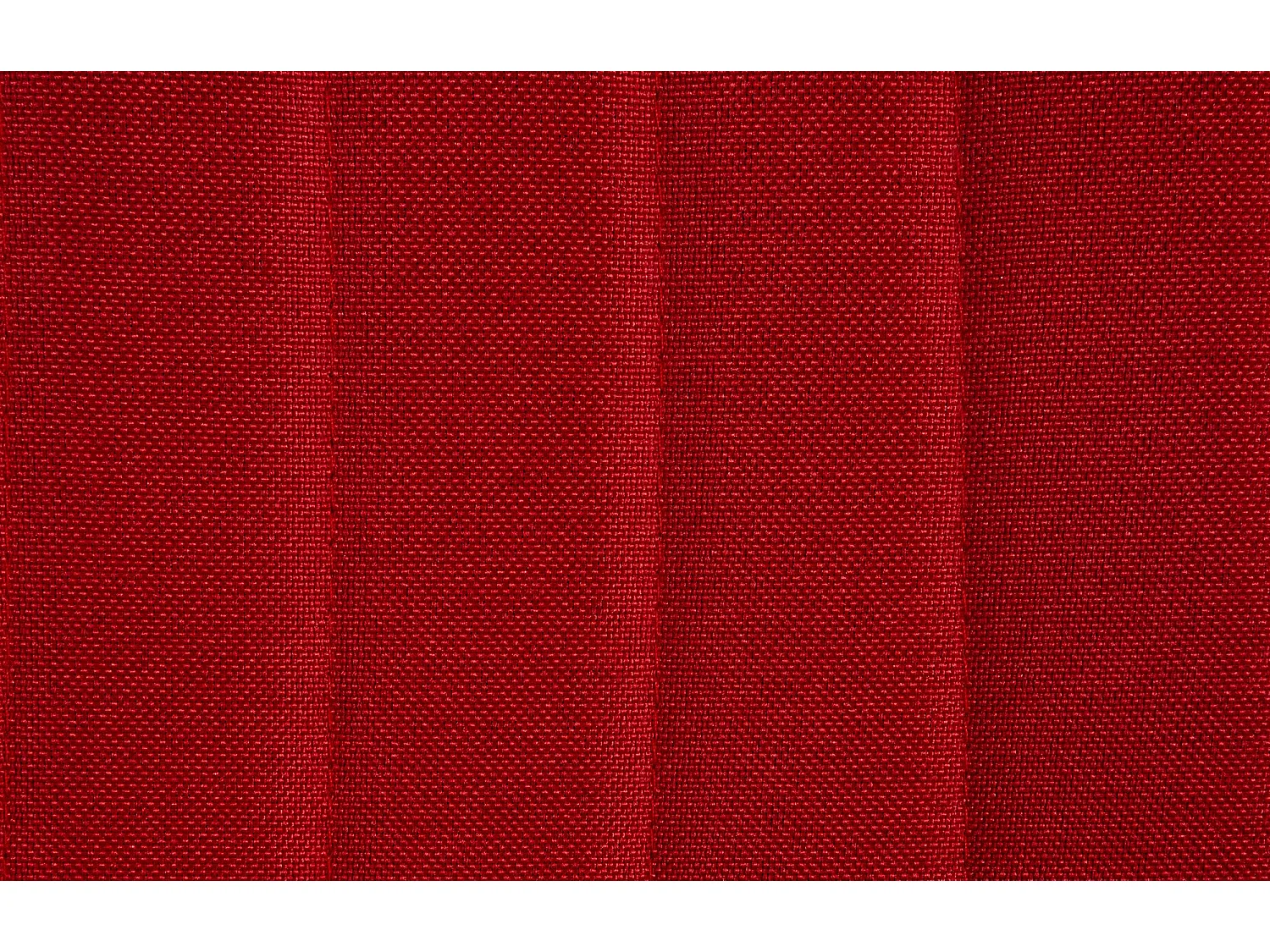 Tabouret de bar - Tissu & Blanc - Rouge - Toni