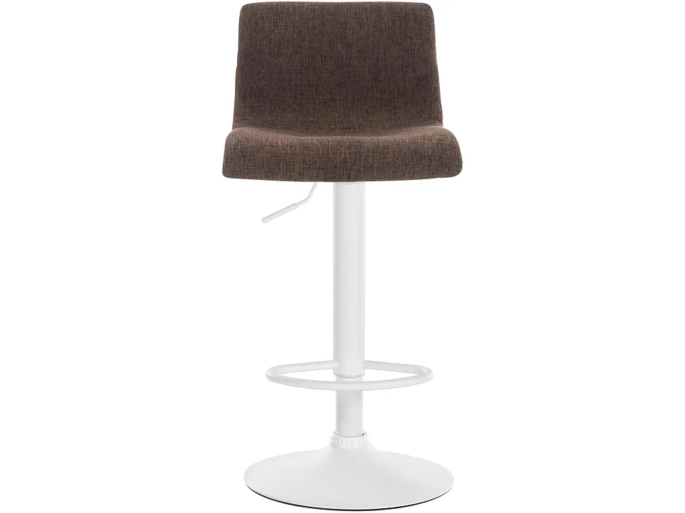 Tabouret de bar - Tissu - Marron - Hoover