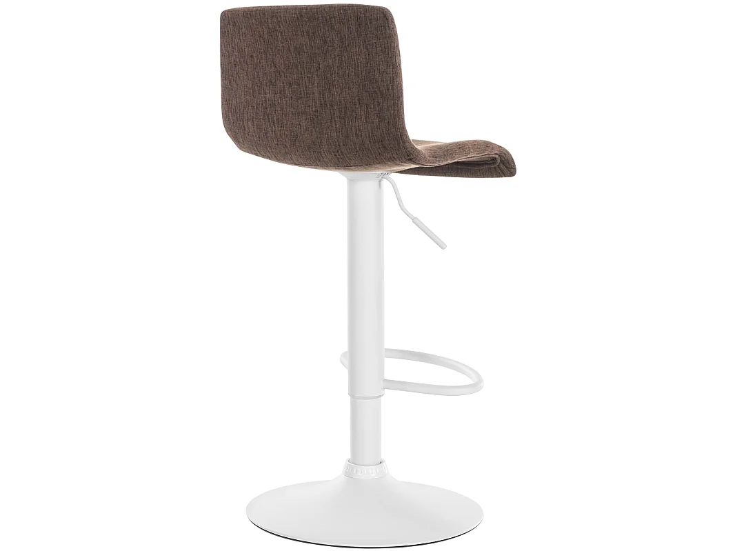Tabouret de bar - Tissu - Marron - Hoover