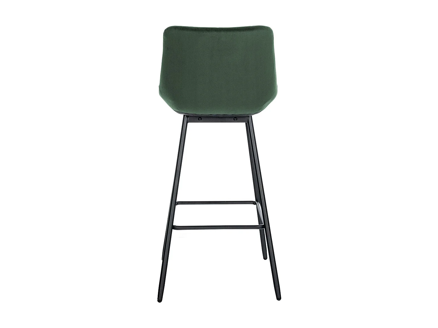 Tabouret de bar - Velours - Vert foncé - Weston