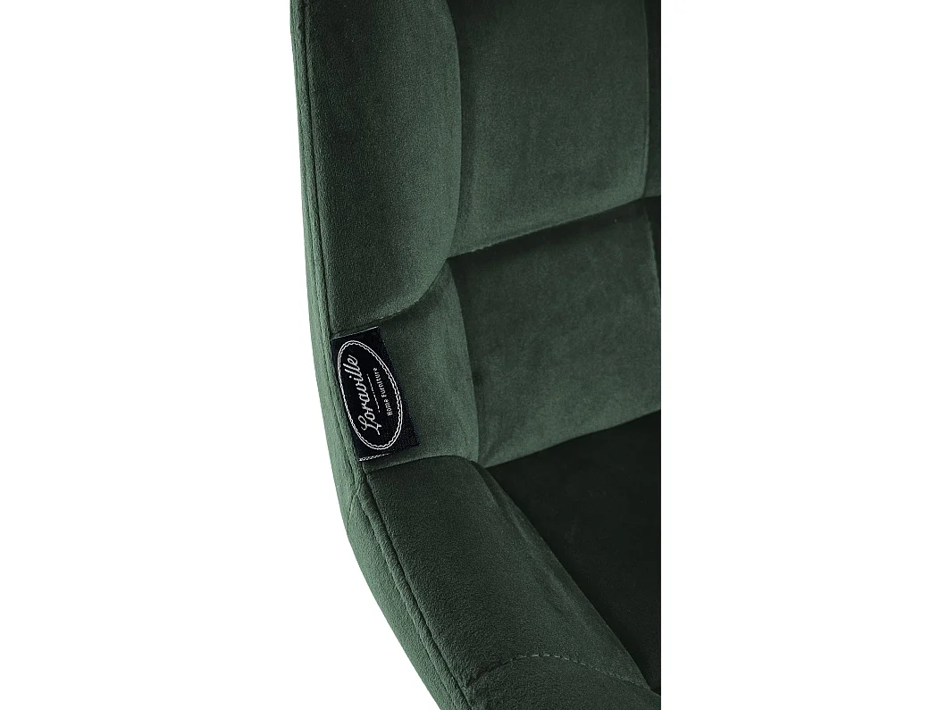 Tabouret de bar - Velours - Vert foncé - Weston