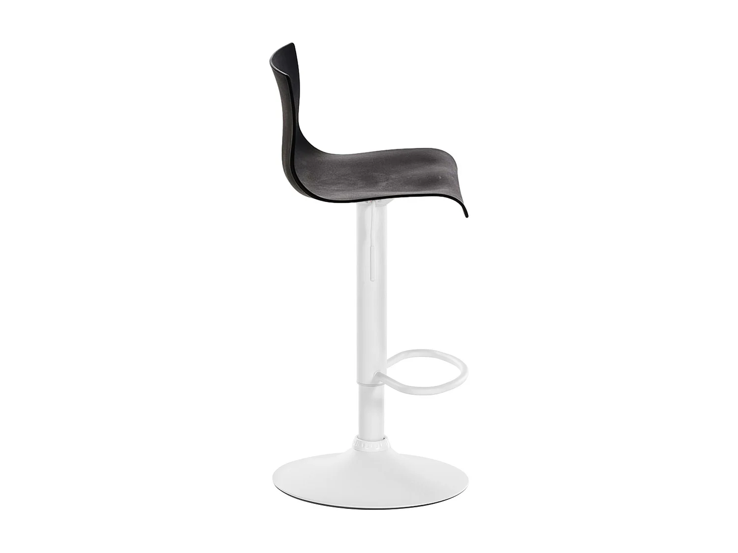 Tabouret de bar - Plastique - Noir - Hoover