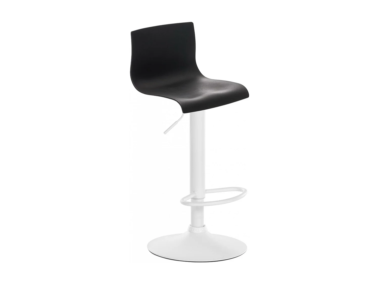 Tabouret de bar - Plastique - Noir - Hoover