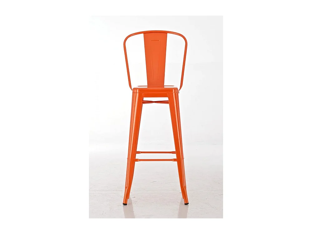 Barhocker - Metall & Metall - orange - Aiden