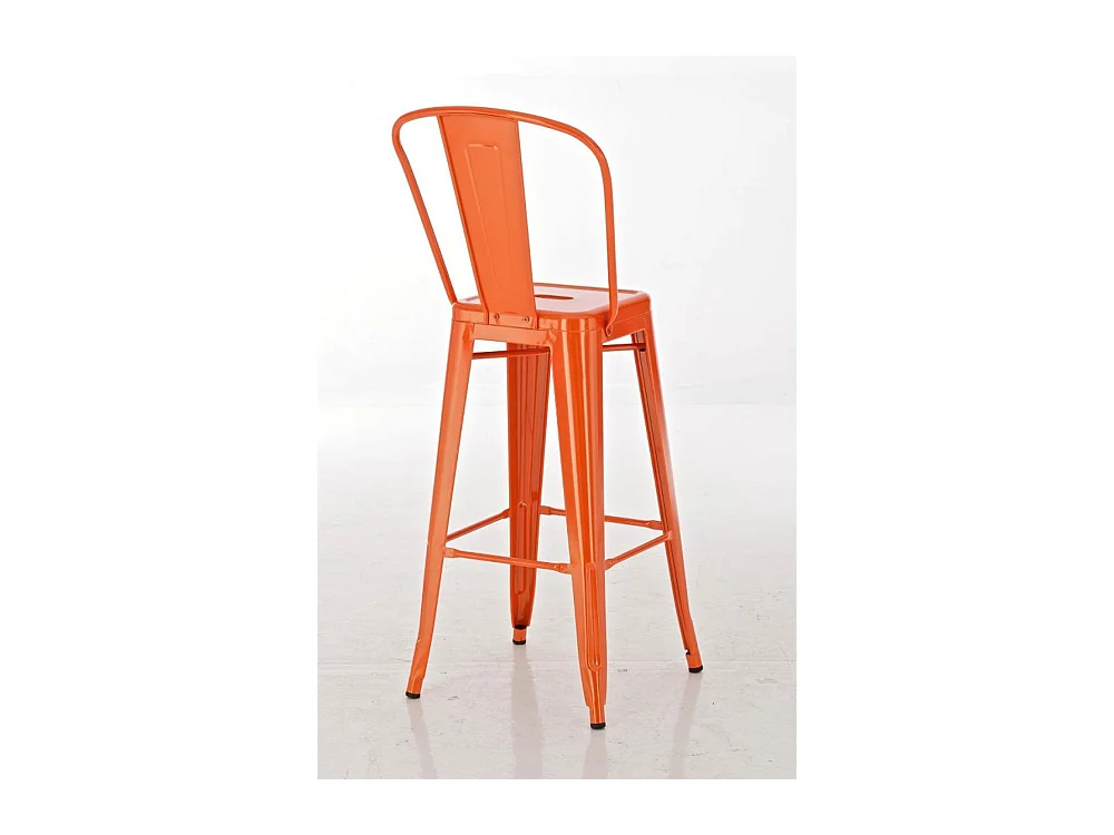 Barhocker - Metall & Metall - orange - Aiden