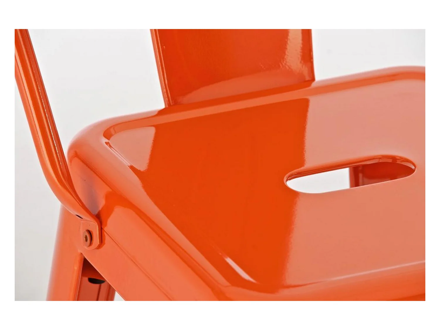 Barhocker - Metall & Metall - orange - Aiden