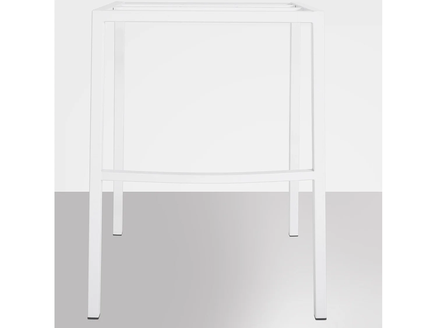 Tabouret de bar - Feutrine & Blanc - Gris - Damaso