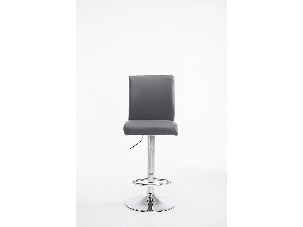 Tabouret de bar - Similicuir - Gris - Köln