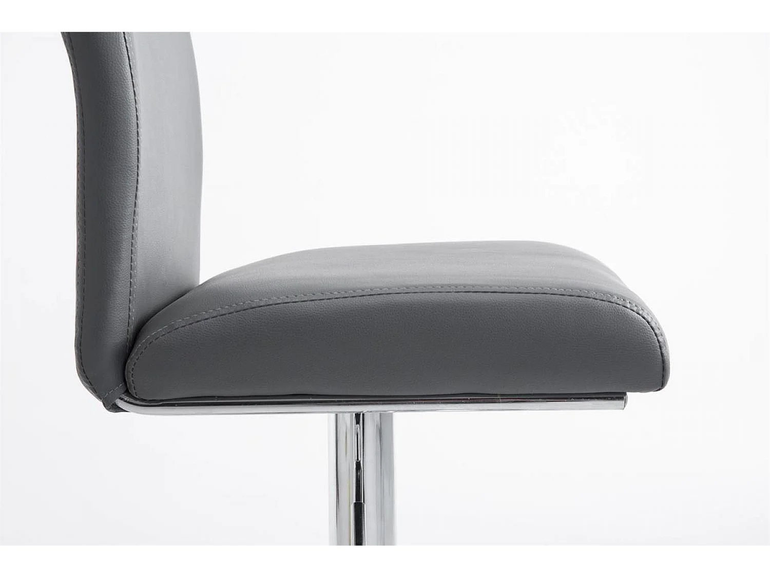 Tabouret de bar - Similicuir - Gris - Köln