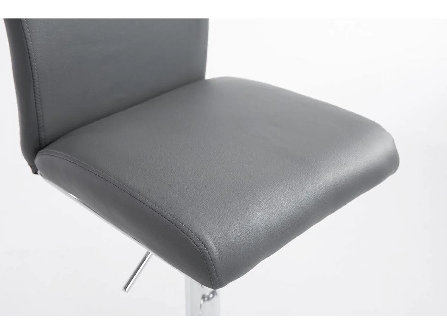 Tabouret de bar - Similicuir - Gris - Köln