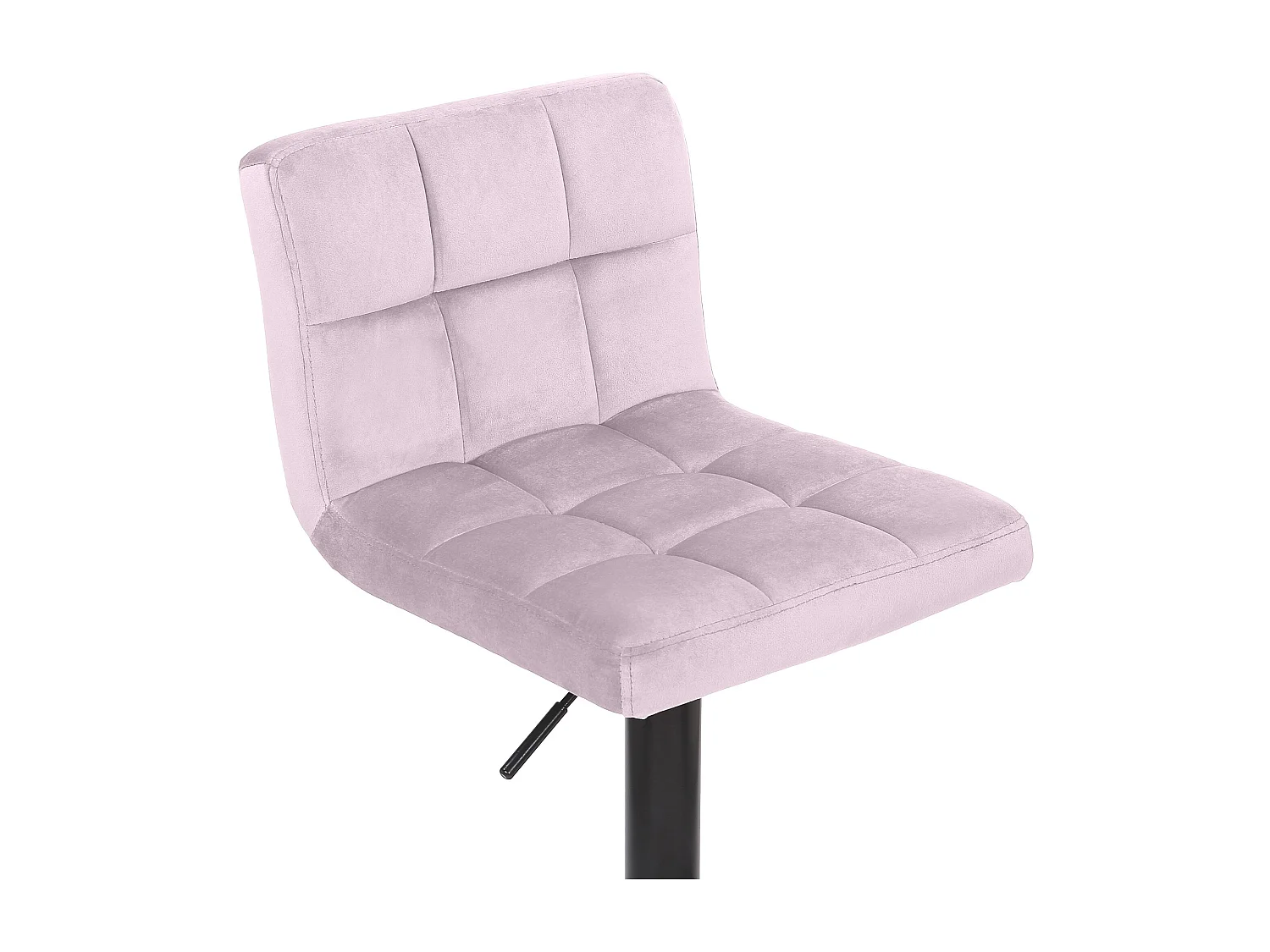 Tabouret de bar - Velours - Rose - Feni