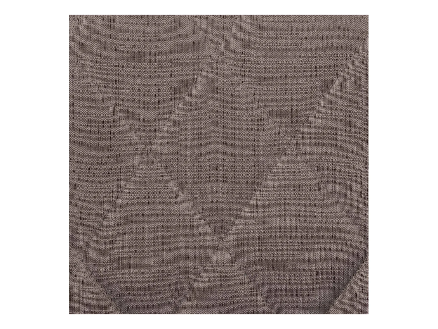 Tabouret de bar - Tissu & Blanc - Taupe - Lazio