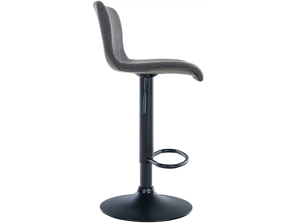 Tabouret de bar - Tissu - Gris foncé - Hoover