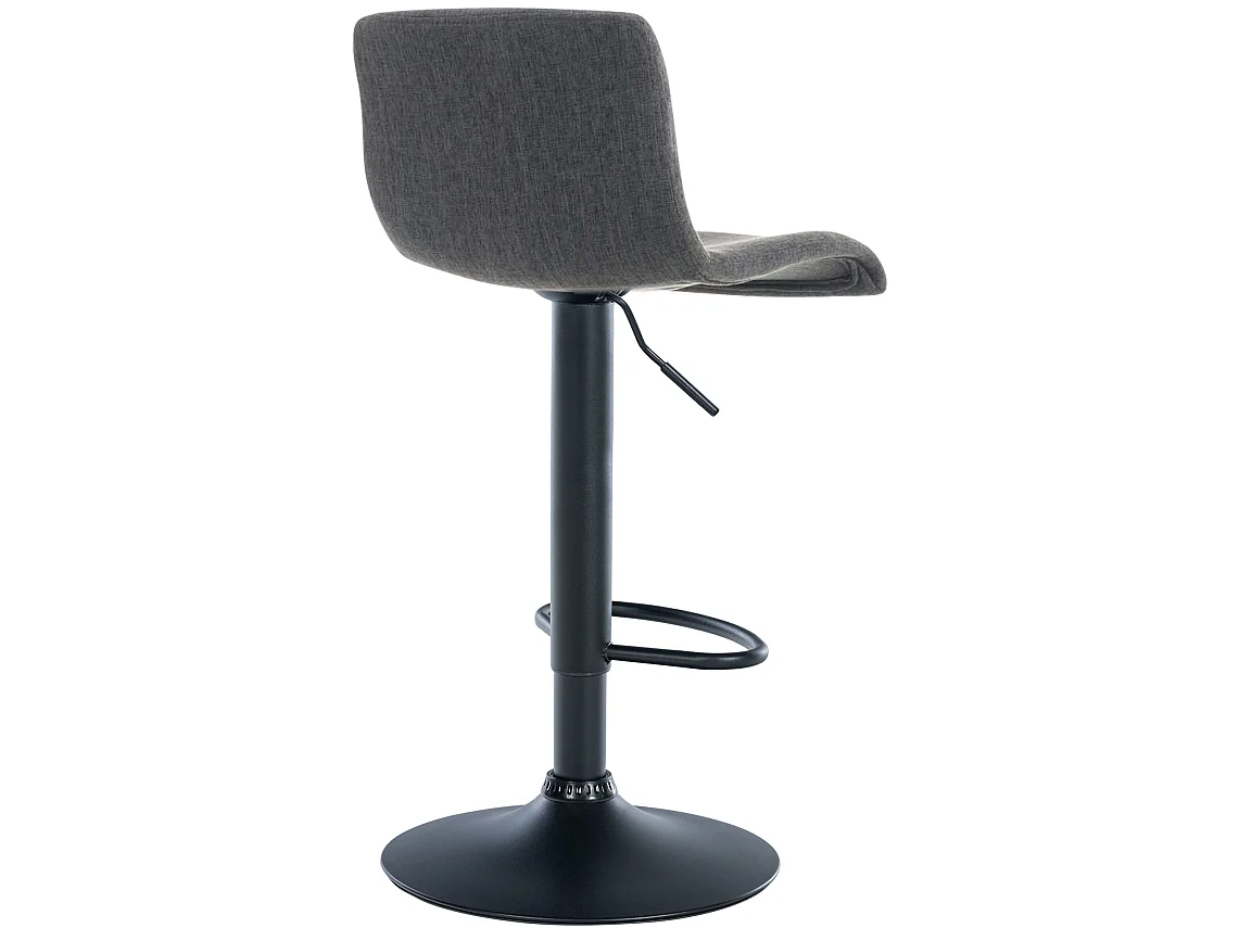Tabouret de bar - Tissu - Gris foncé - Hoover