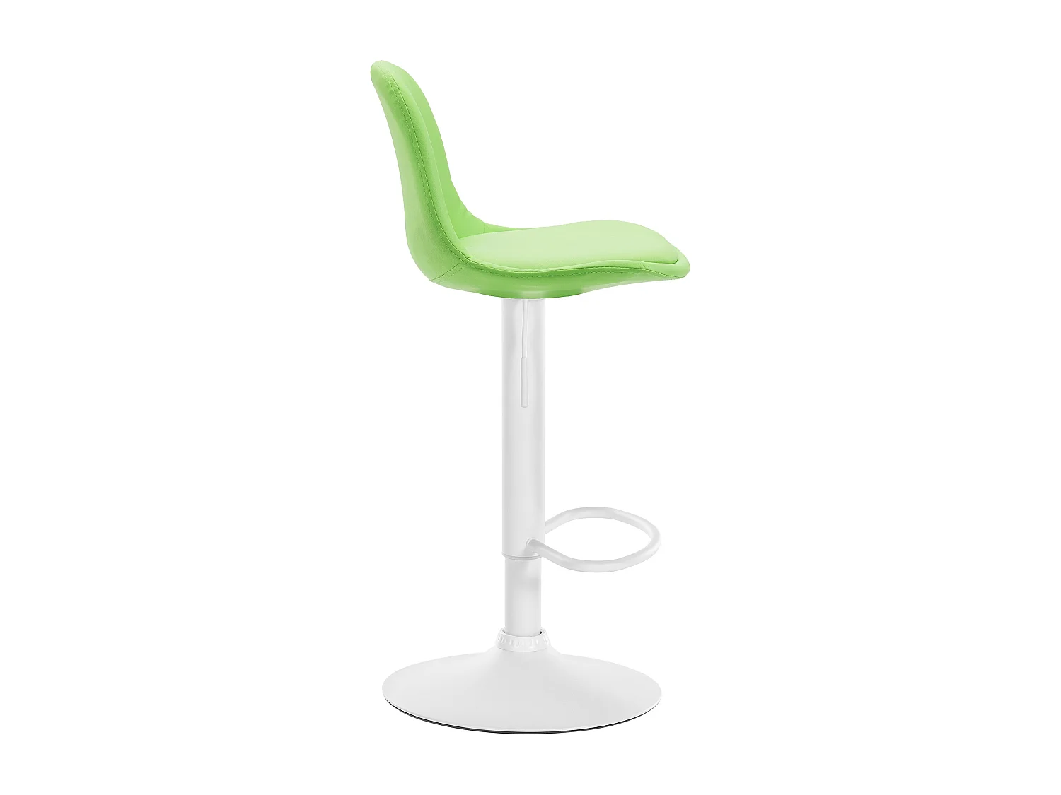 Tabouret de bar - Similicuir & Métal - Vert - Kiel