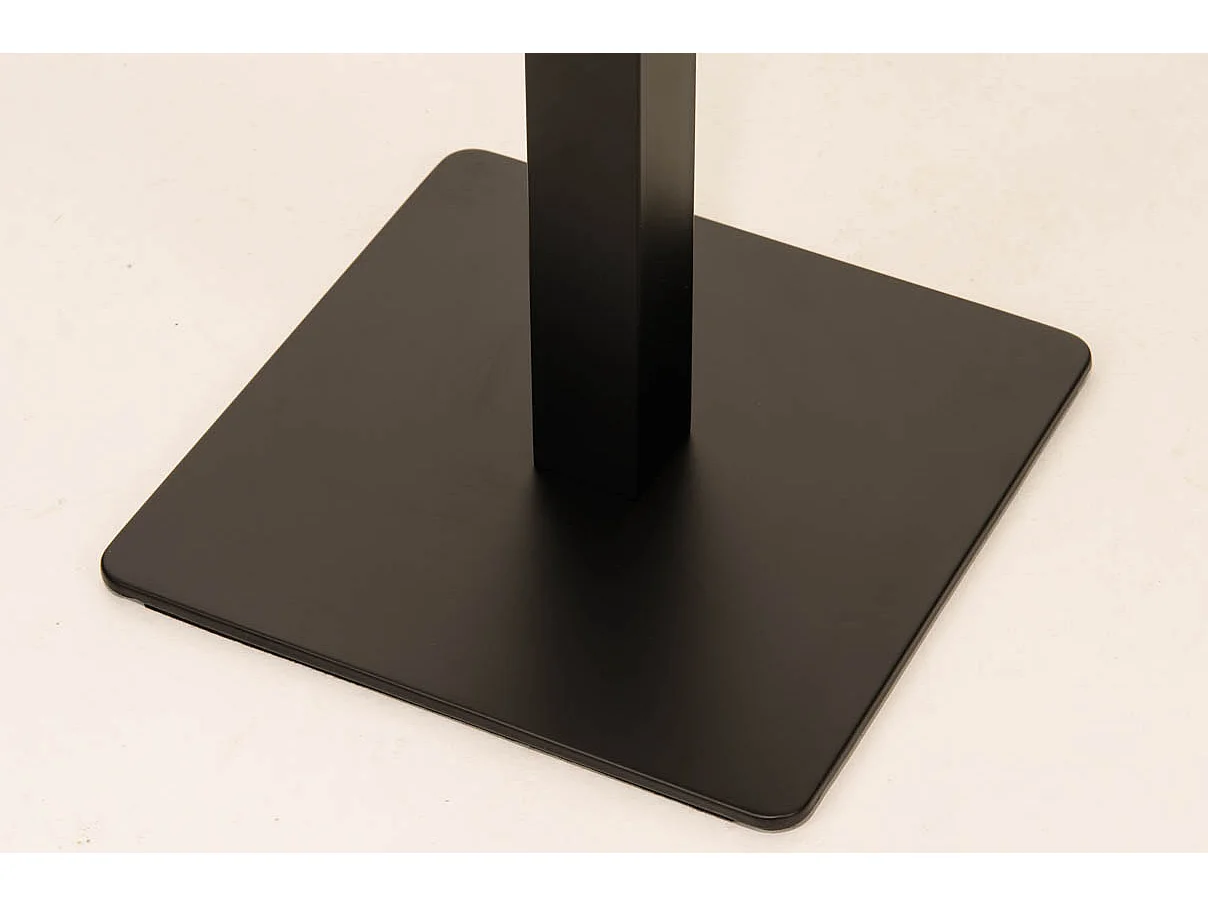 Tabouret de bar - Similicuir & Métal noir mat - Violet - Lameng B78