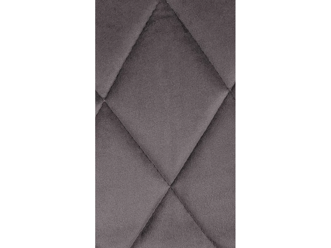 Tabouret de bar - Tissu & Blanc - Gris - Lazio