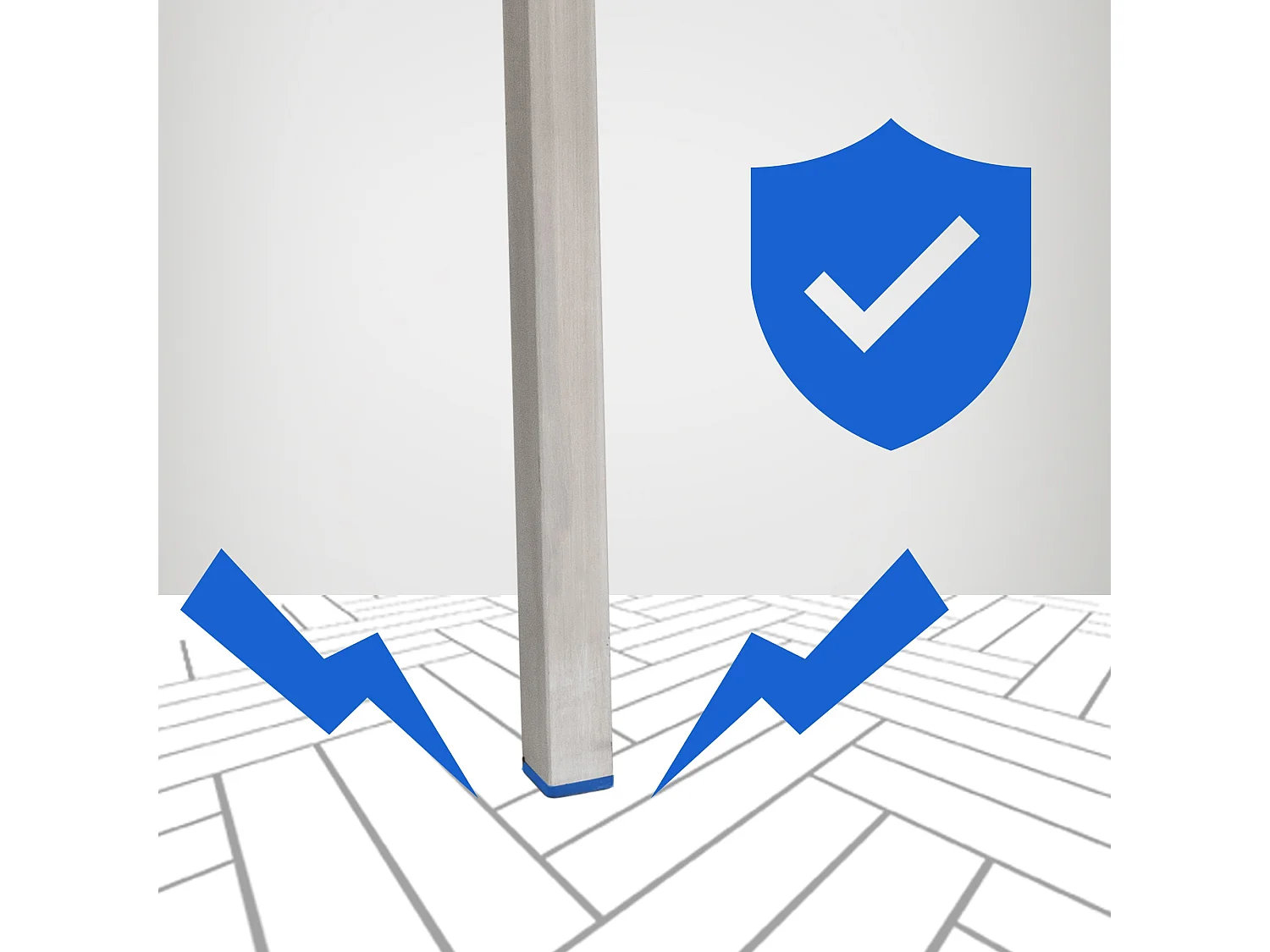 Tabouret de bar - Velours & Acier inoxydable - Vert - Damaso