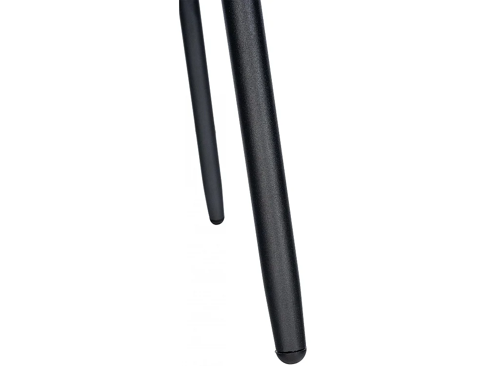 Tabouret de bar - Velours & Métal - Noir - Weston