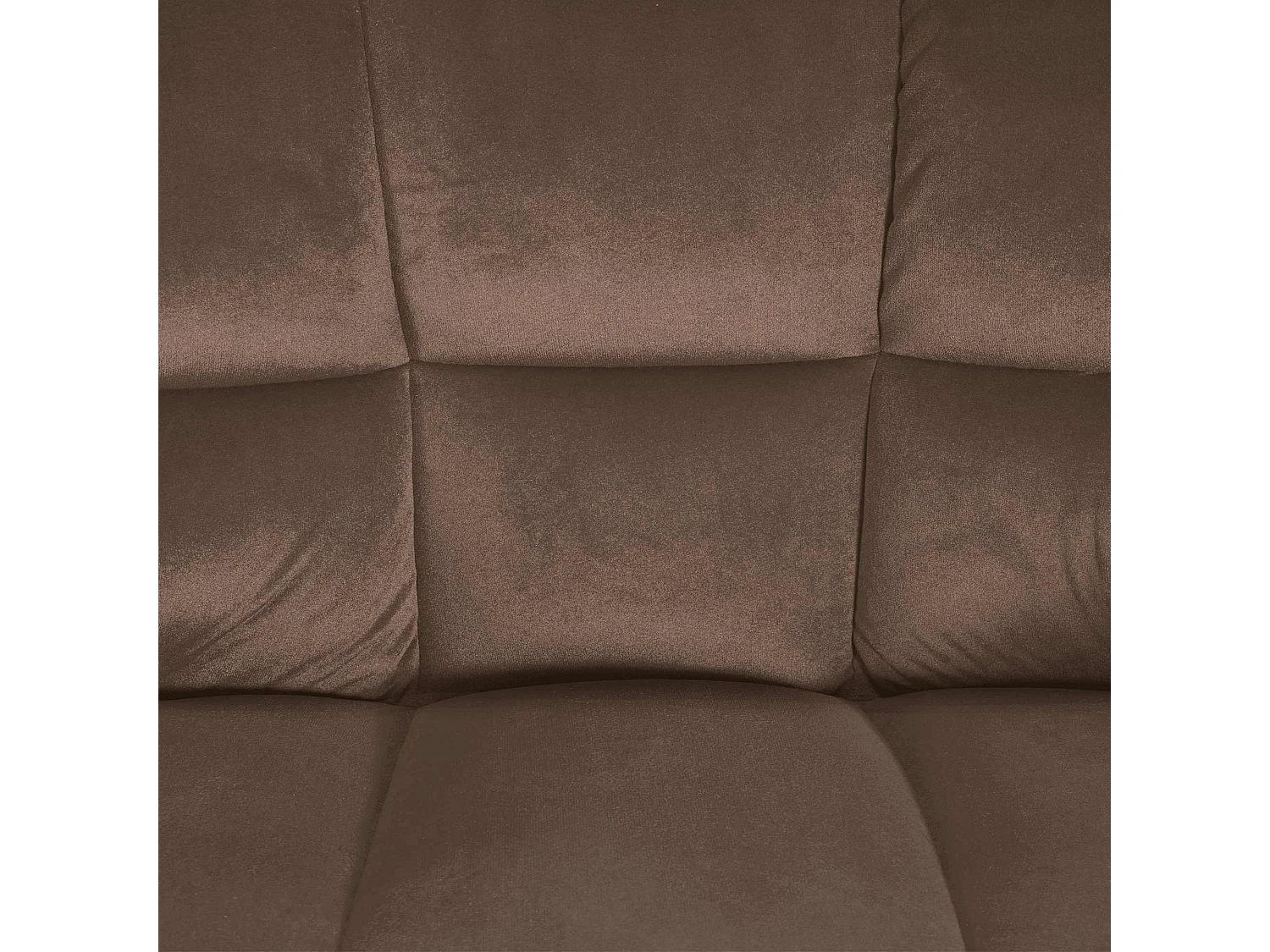 Tabouret de bar - Velours & Noir - Marron - Damaso