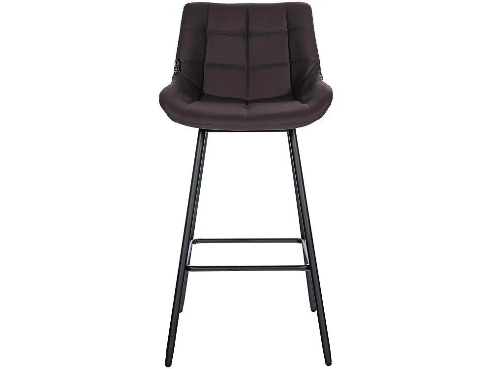 Tabouret de bar - Similicuir - Marron - Weston