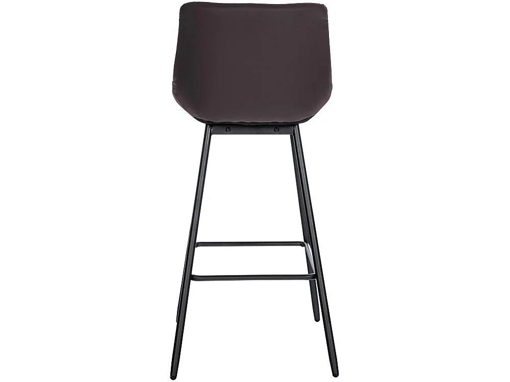 Tabouret de bar - Similicuir - Marron - Weston