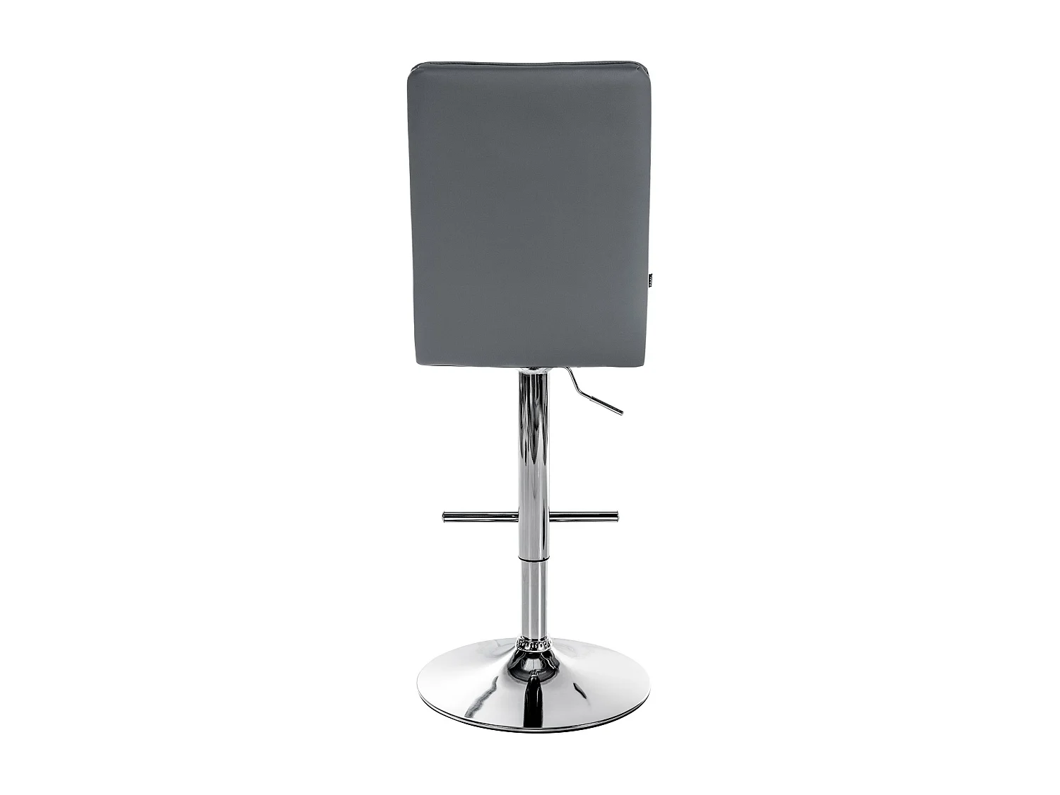 Tabouret de bar - Similicuir (PVC) & Métal - Gris - Peking V2