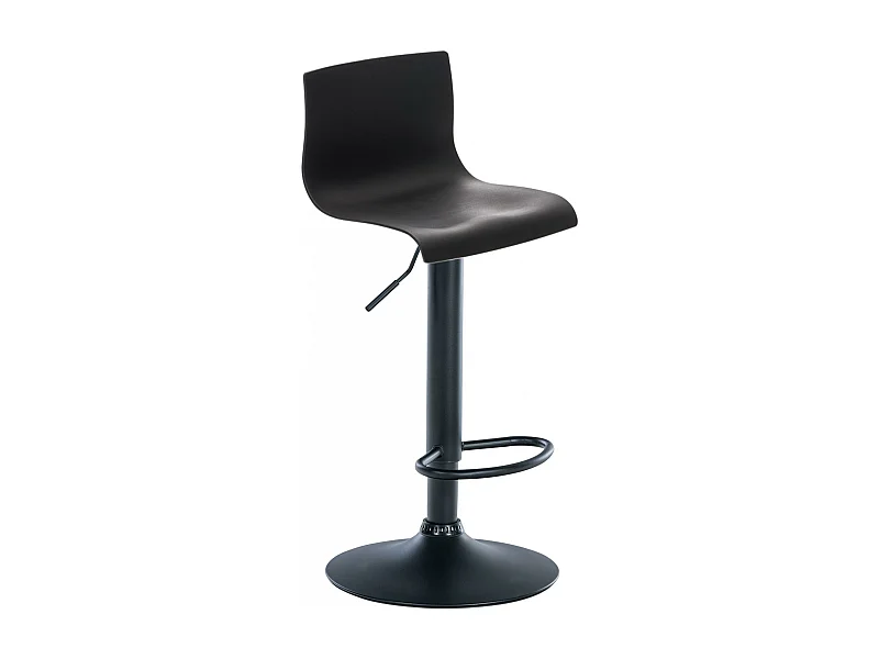 Tabouret de bar - Plastique - Noir - Hoover