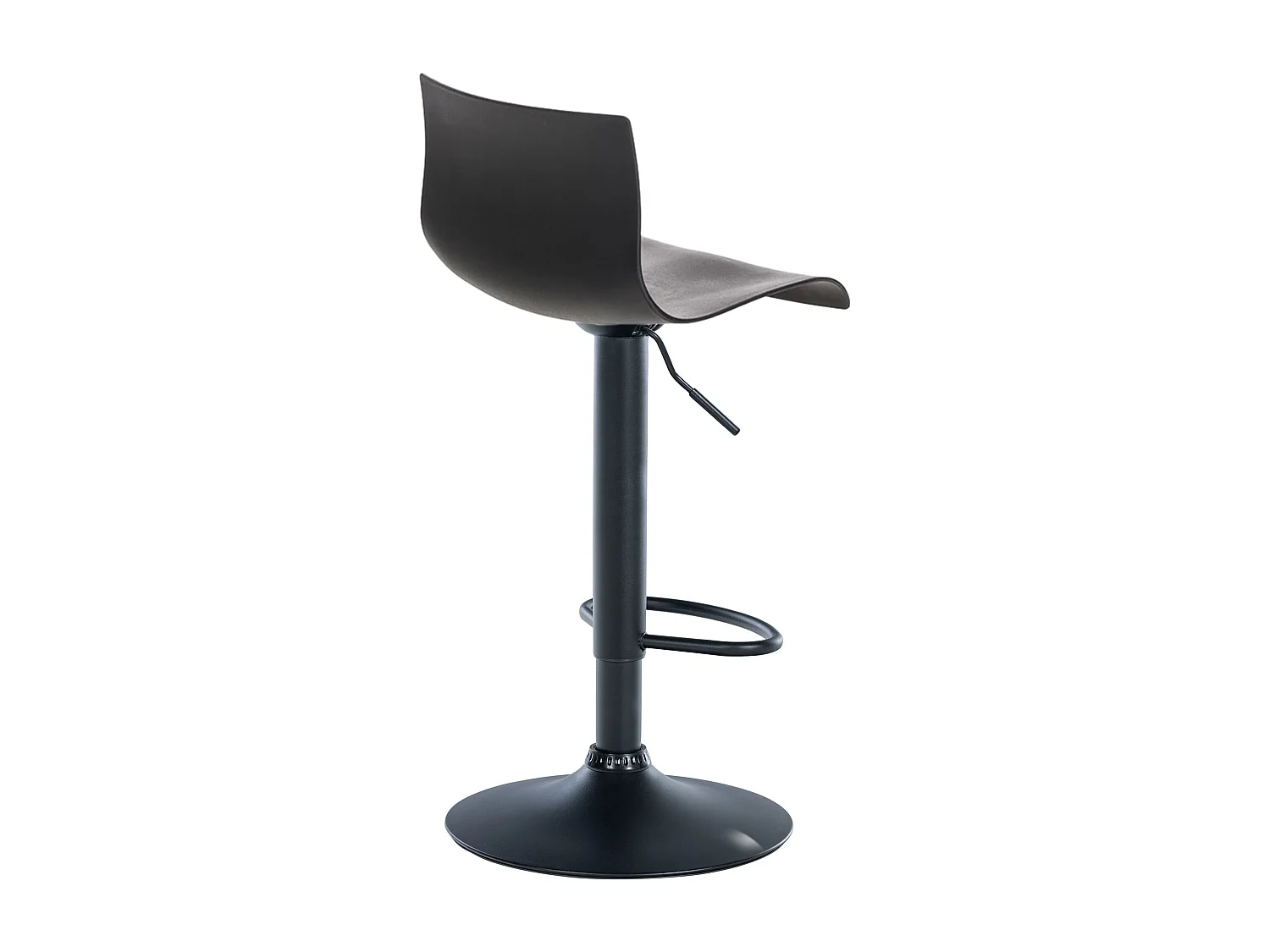 Tabouret de bar - Plastique - Noir - Hoover