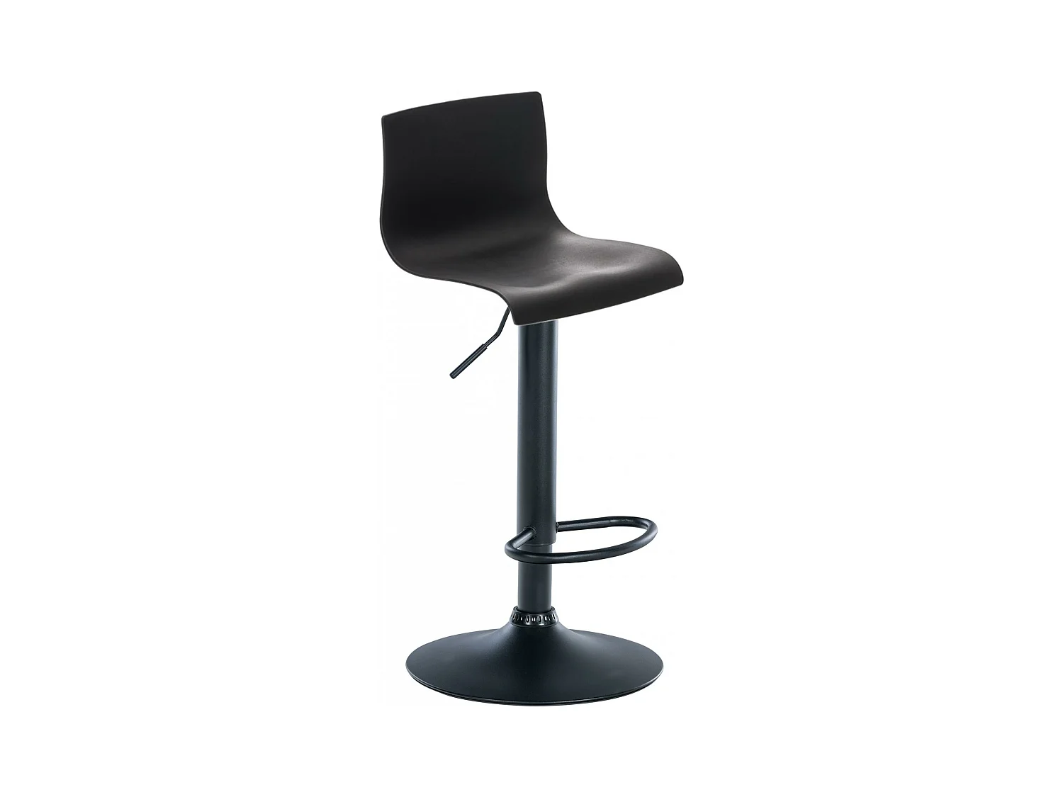 Tabouret de bar - Plastique - Noir - Hoover