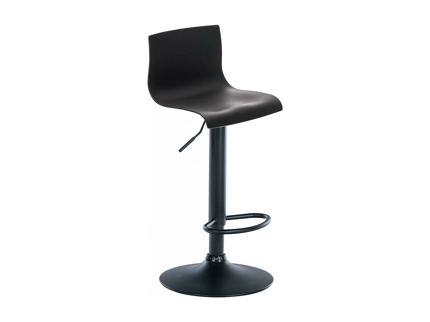 Tabouret de bar - Plastique - Noir - Hoover