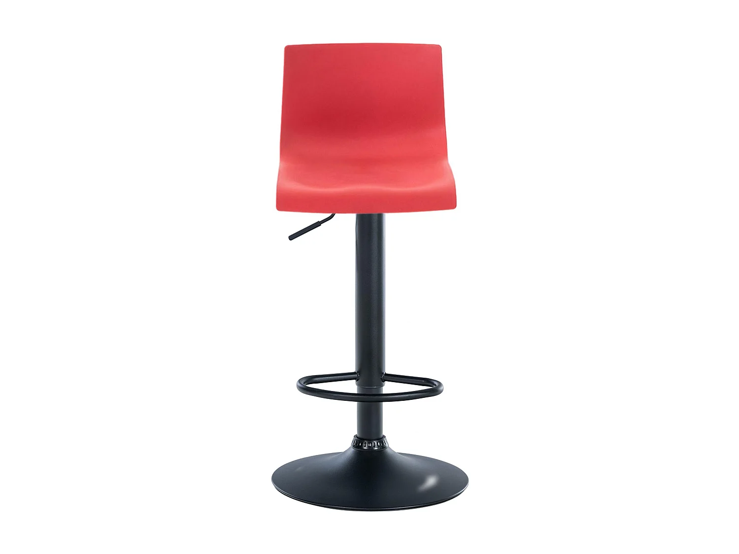 Tabouret de bar - Plastique - Rouge - Hoover