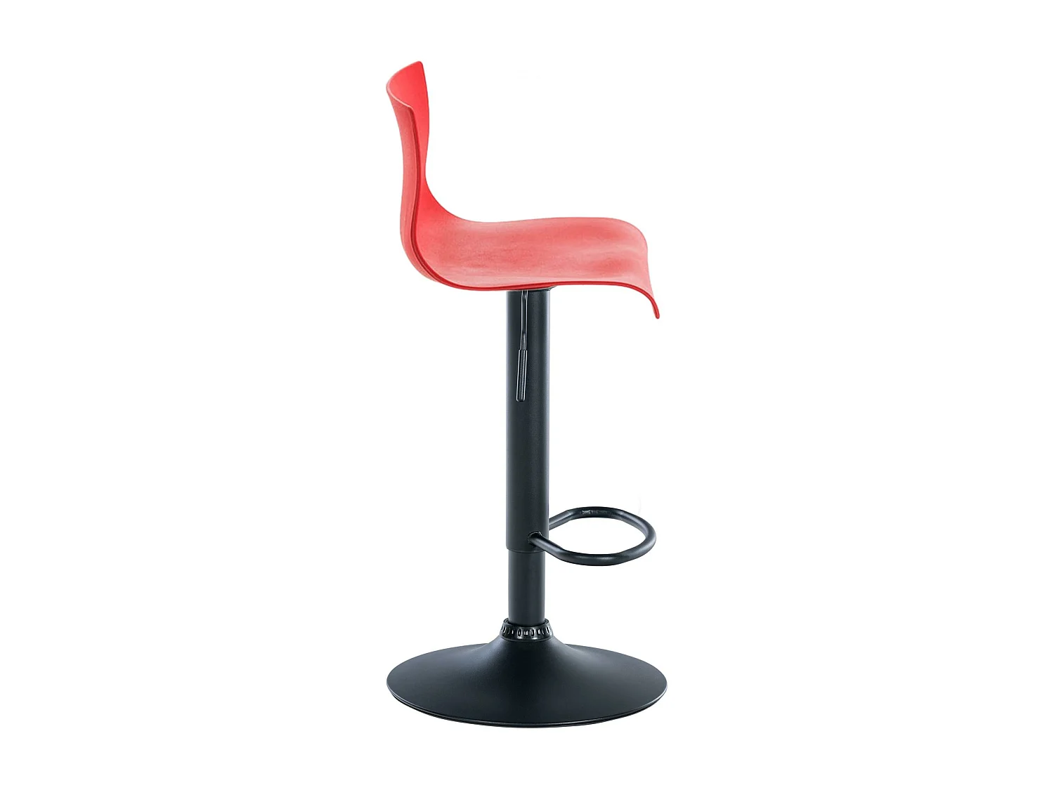 Tabouret de bar - Plastique - Rouge - Hoover